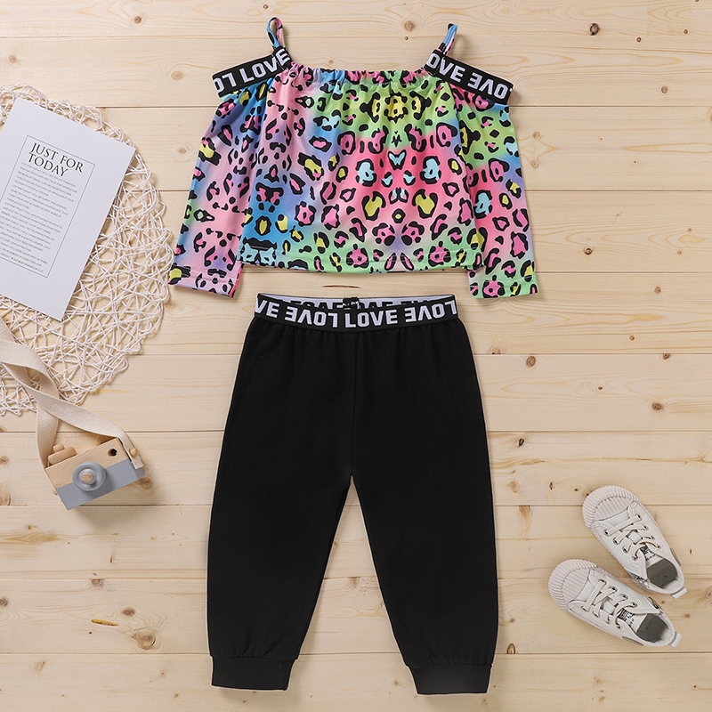 

2-piece Baby / Toddler Chic Leopard Print and Pants Set