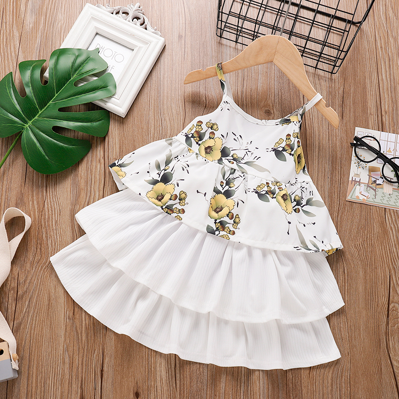 

2-piece Baby / Toddler Floral Camisole and Skirt Set