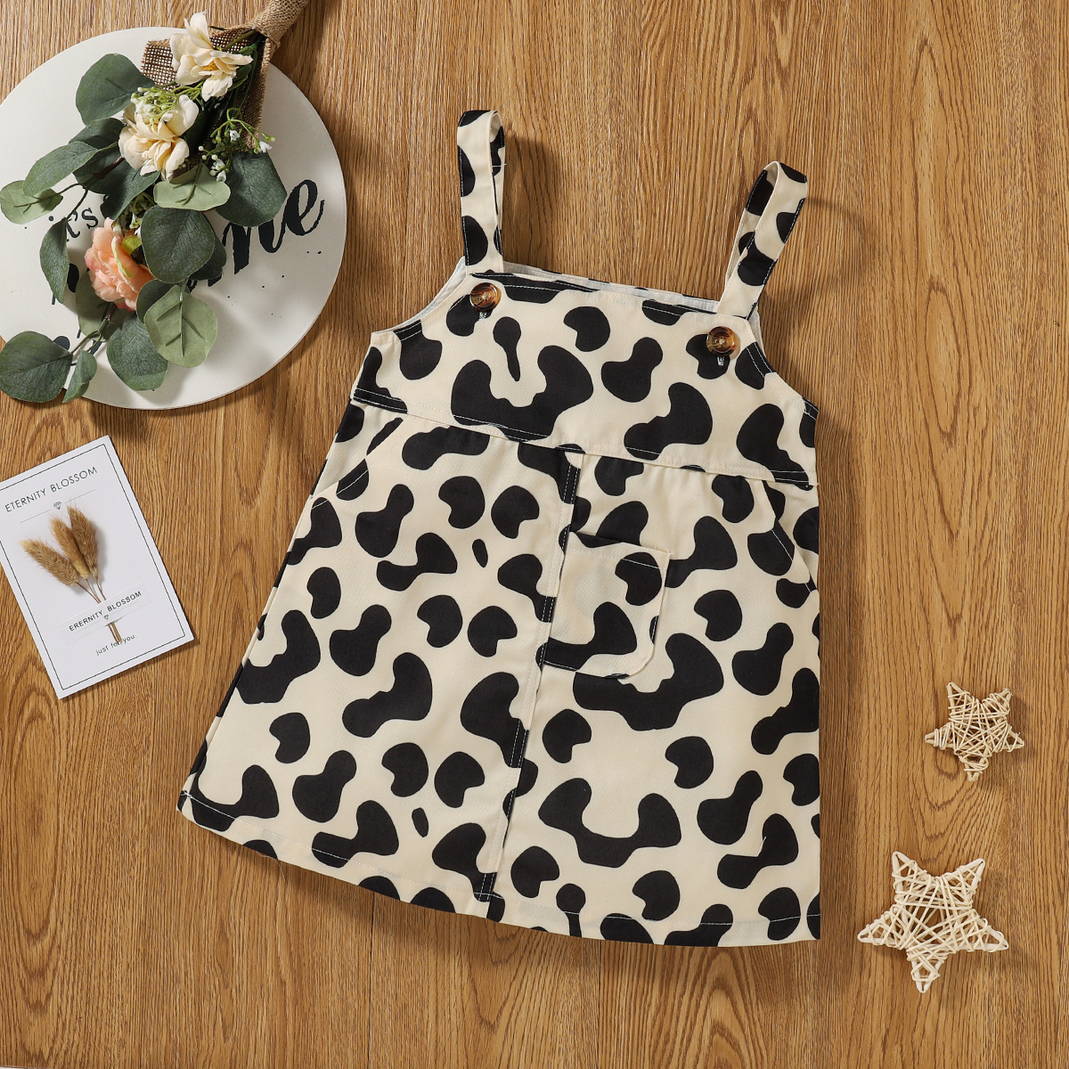 

Toddler Girl Leopard Print Strap Dress