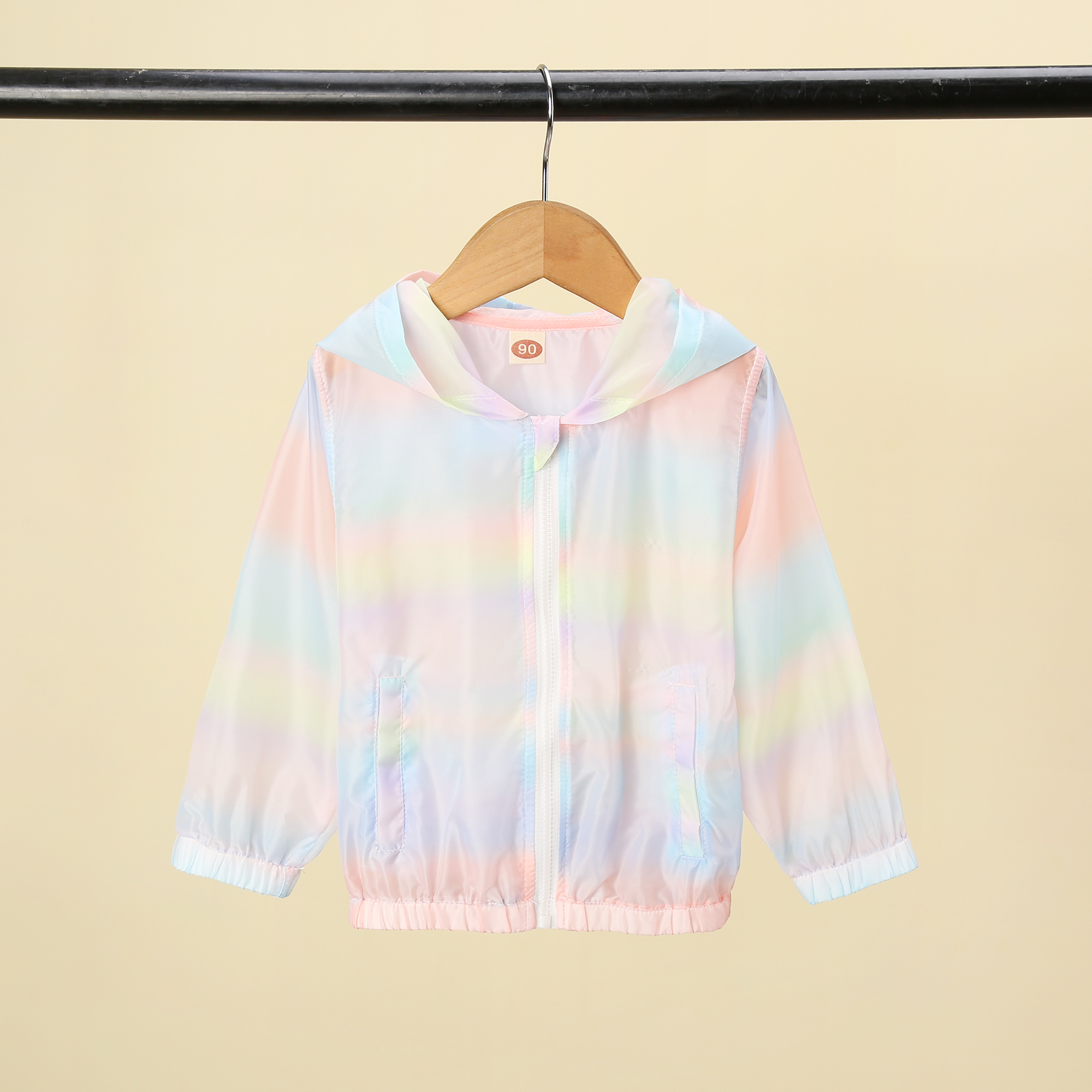 

Baby / Toddler Tie dye Colorful Hooded Jacket