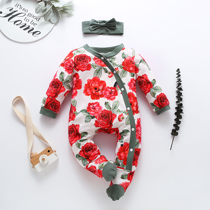 

Baby Girl elegant Floral Jumpsuits