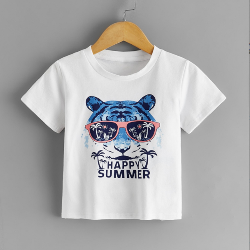 

Baby / Toddler Tiger Animal Letter Tee