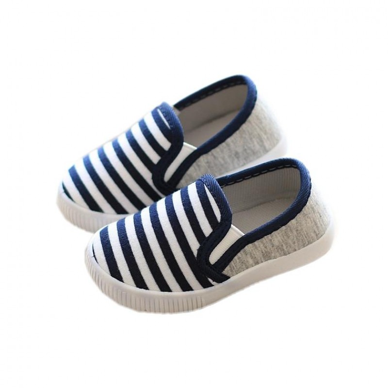 

Toddler Casual Striped Canvas Shoes
