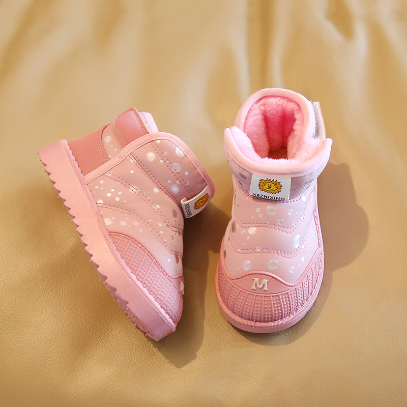 

Toddler / Kid Waterproof Warm Fleece-lining Snow Boots