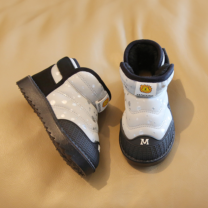 

Toddler / Kid Letter Detail Waterproof Warm Snow Boots