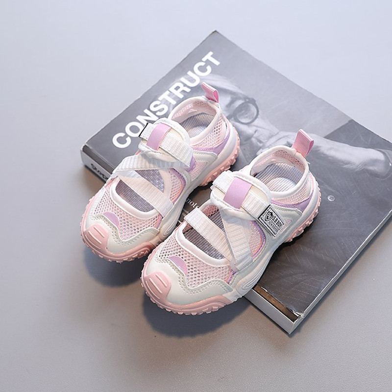 

Toddler / Kid Mesh Panel Breathable Sandals