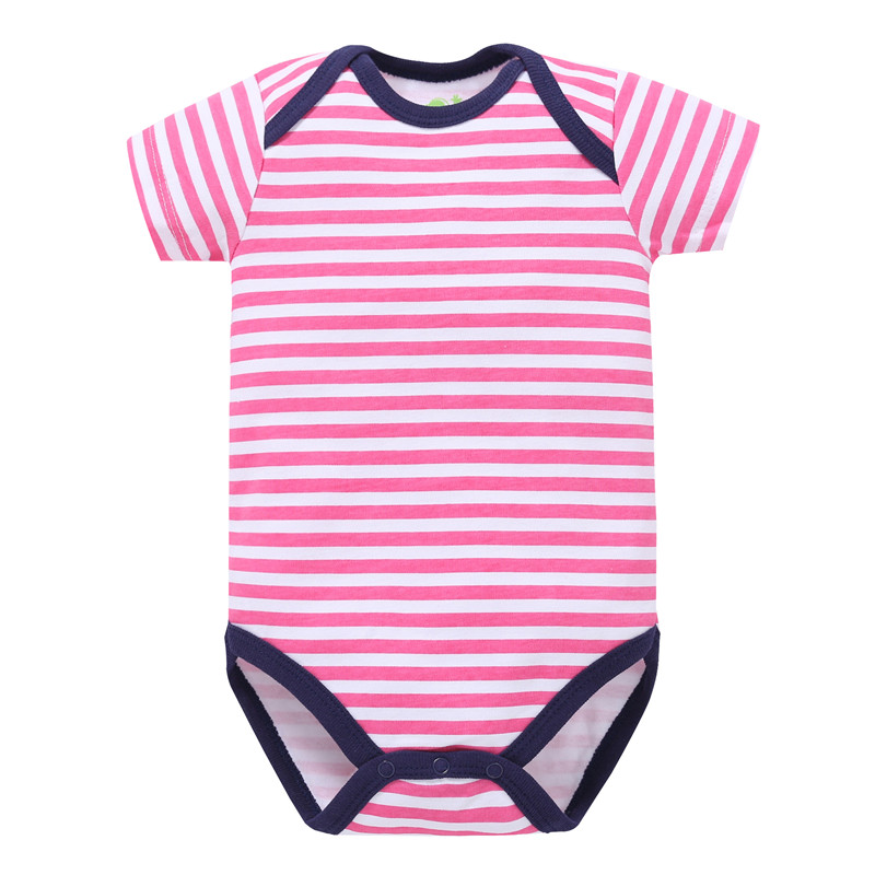

Summer baby toddler striped baby jumpsuit