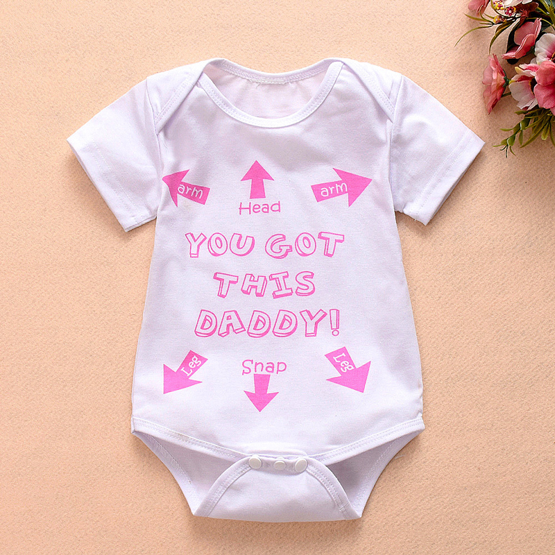 

Summer Arrow Letter Print Short Sleeve One Piece