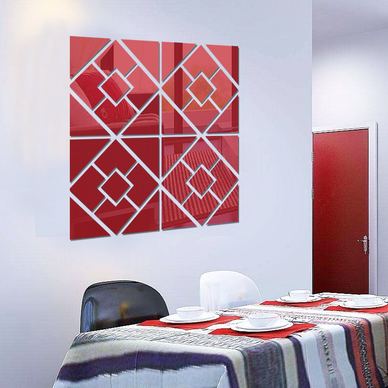 

Square Geometry Collage Design Mirror Decor Wall Decor