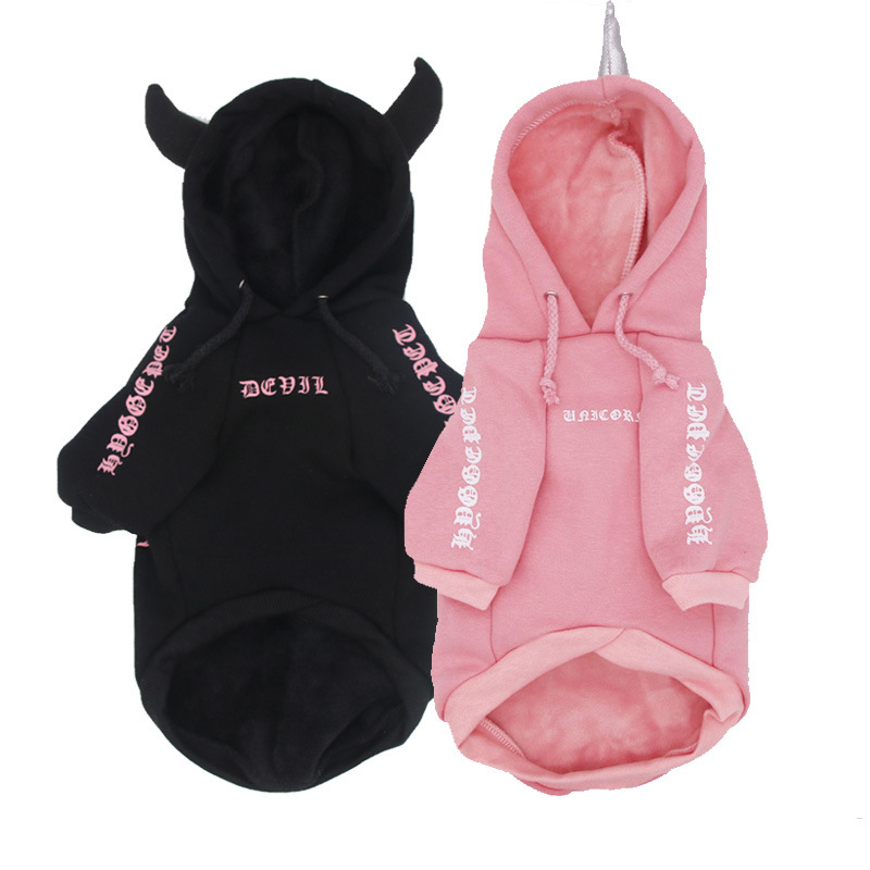 

Unicorn and Demon Shape Pet Hoodies
