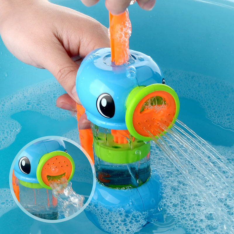 

Seahorse Water Pump Bathing Toy Baby Bath Shower Head Baby Funny Water Game Bath Toy Gift
