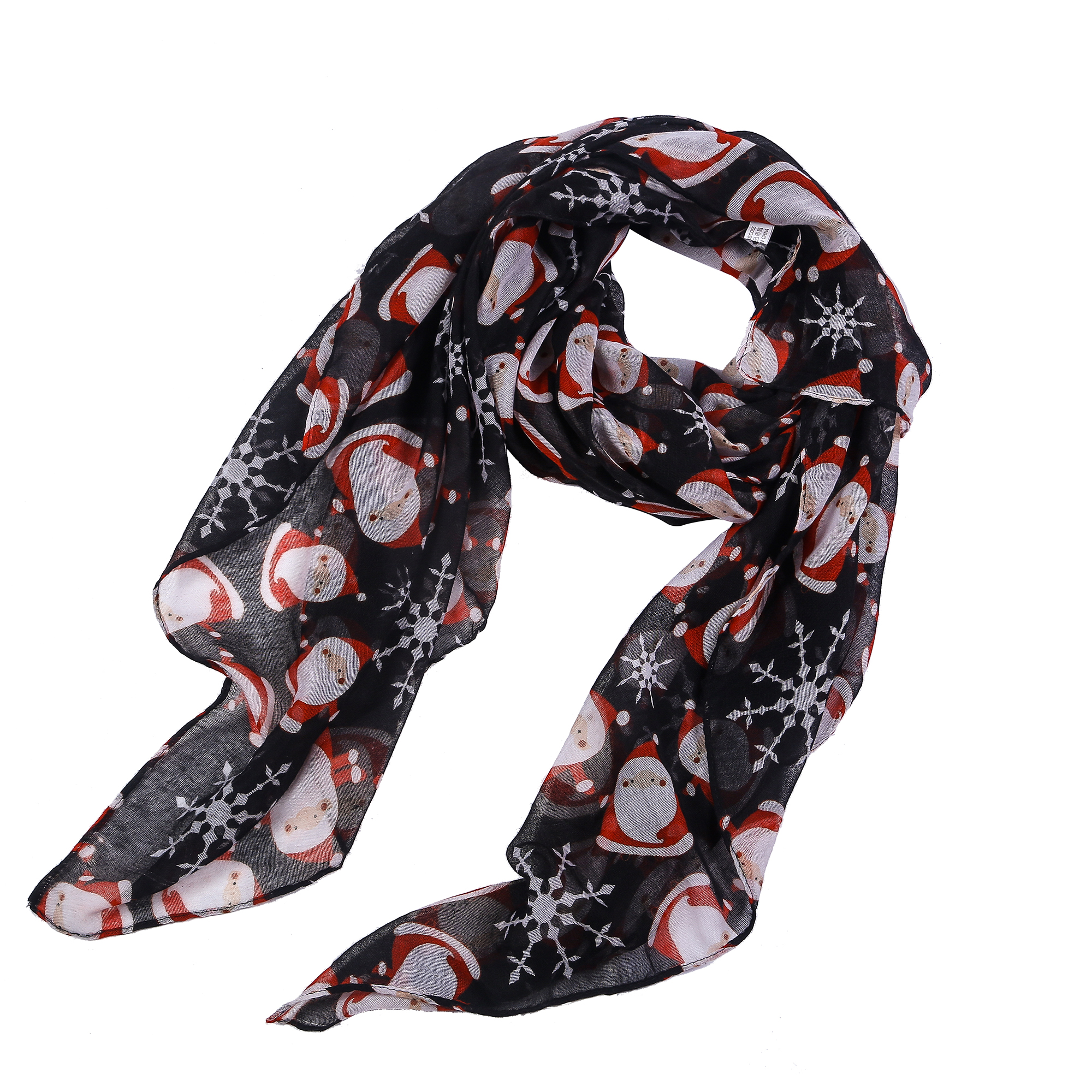 

Christmas Santa Silk Scarf