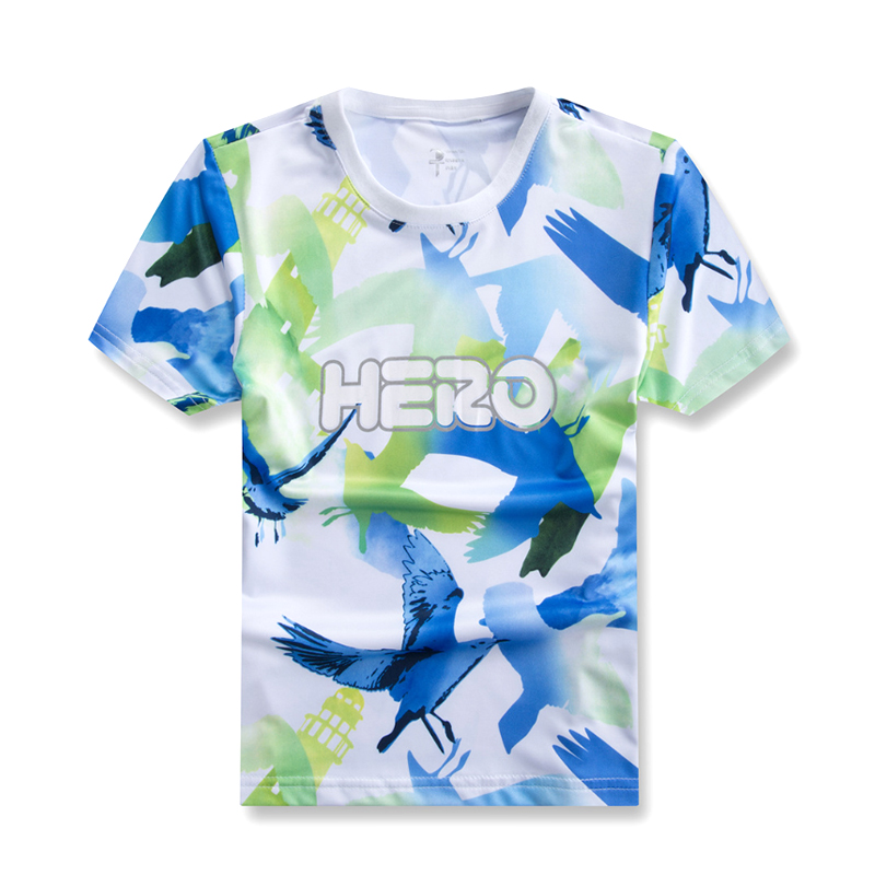 

Trendy Birds Allover Print HERO Luminous Quick-dry Tee