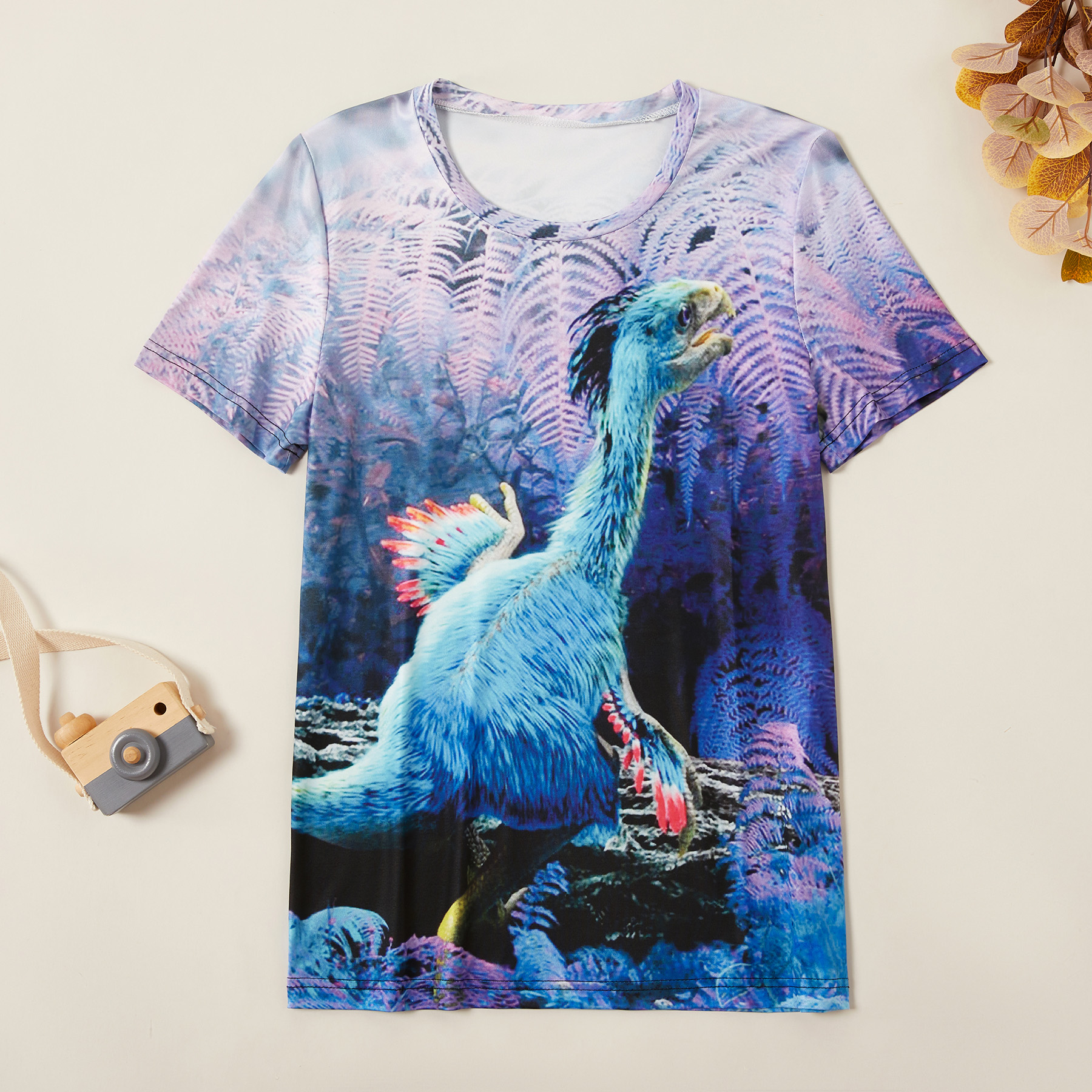 

Stylish Dinosaur Print Tee