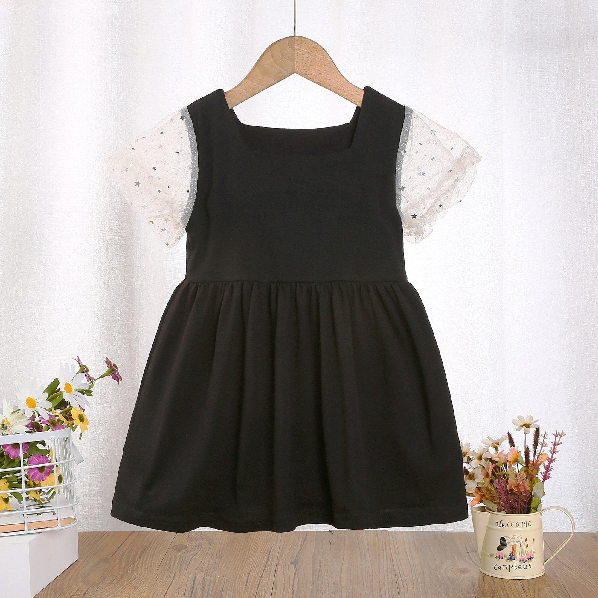 

Baby / Toddler Comfy Square Neck Dress