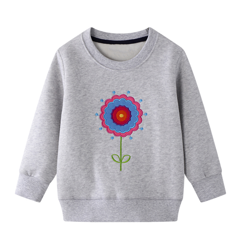 

Beautiful Flower Embroidered Sweatshirt