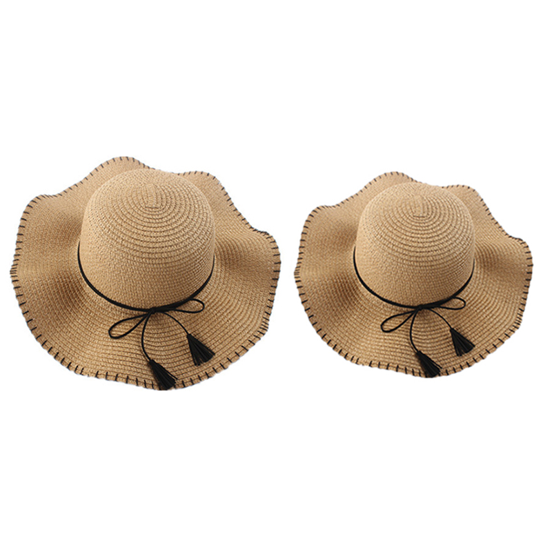 

Tassel Bow Straw Hats for Mommy and Me