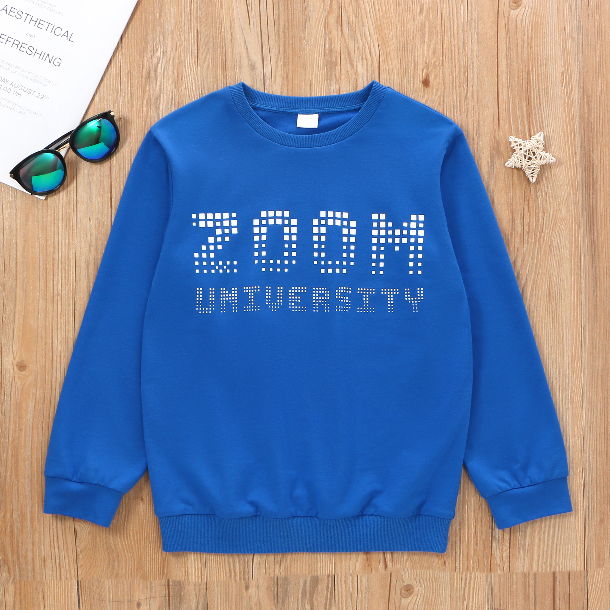 

Kid Boy Letter Print Sweatshirt