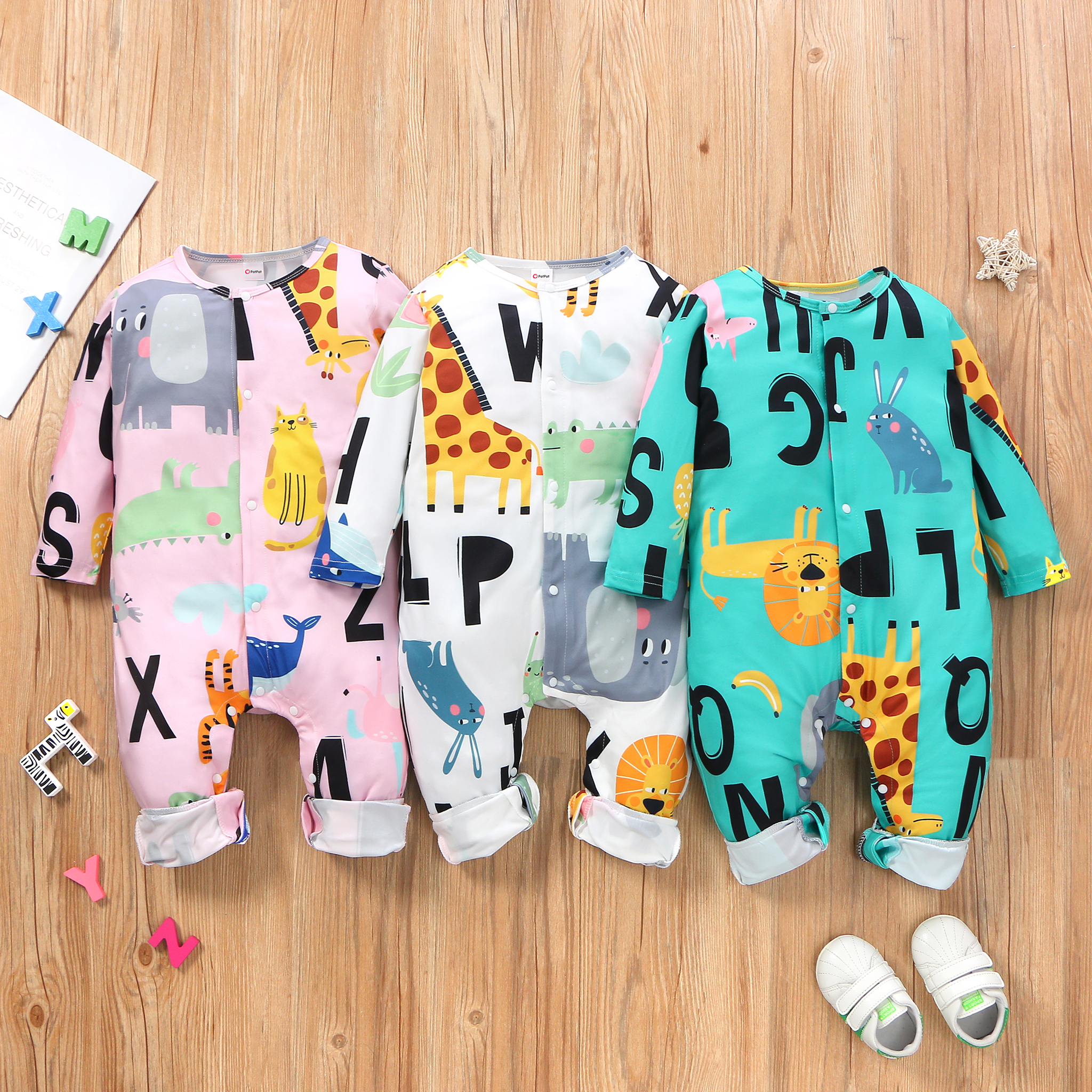 

Baby Unisex Animal Jumpsuit