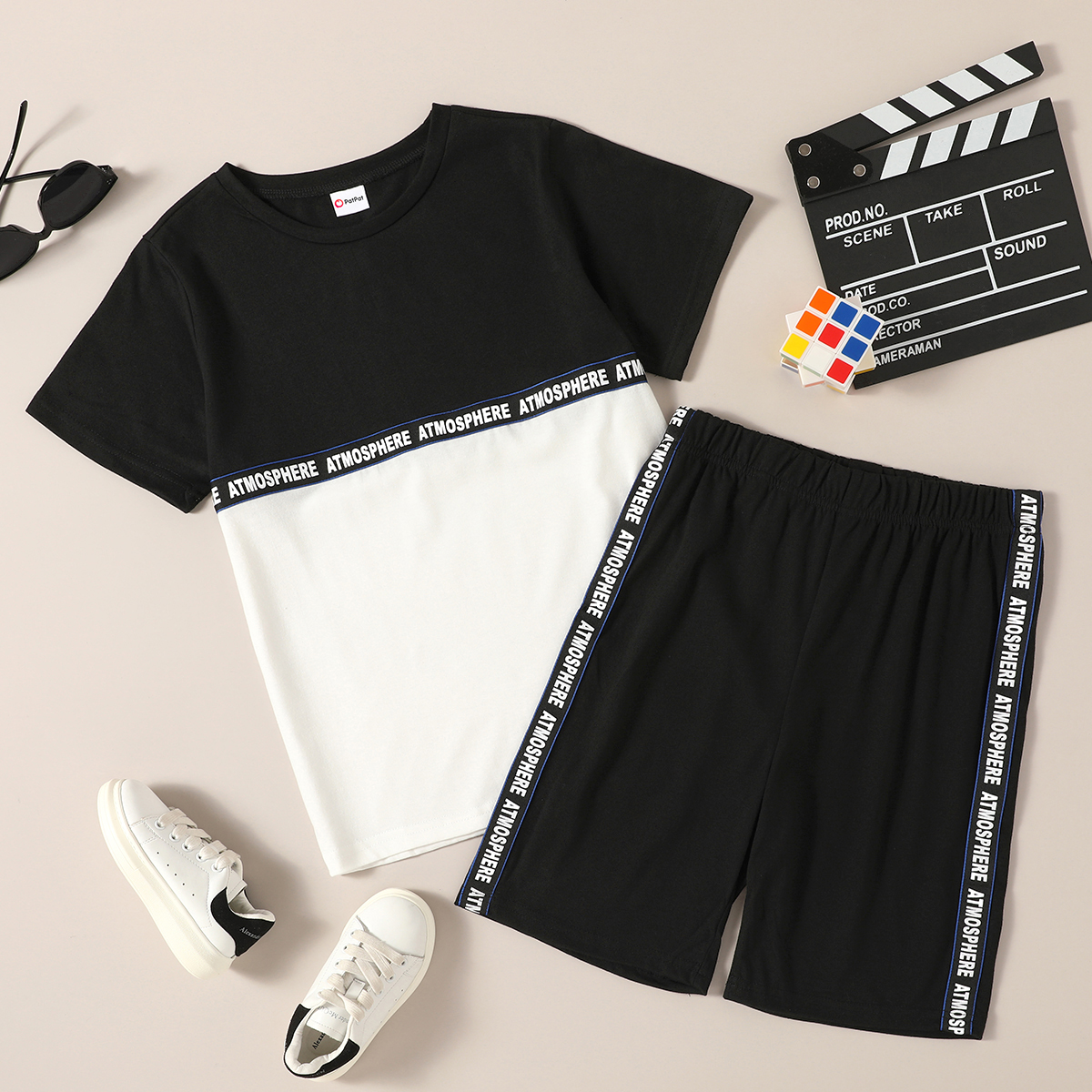 

Trendy Kid Boy Letter Print Casual Suits