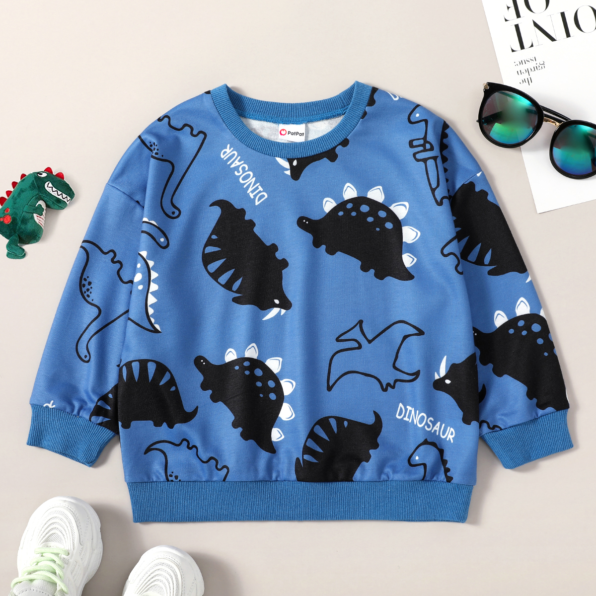 

Trendy Toddler Boy Tortoise Letter Print Longsleeves Pullover