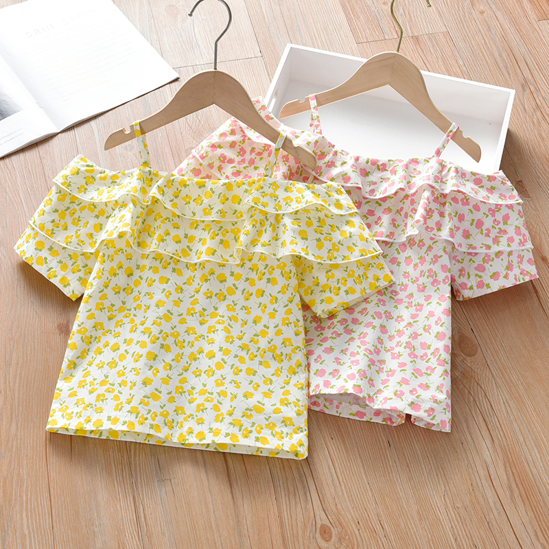 

Toddler Girl Floral Print Tee