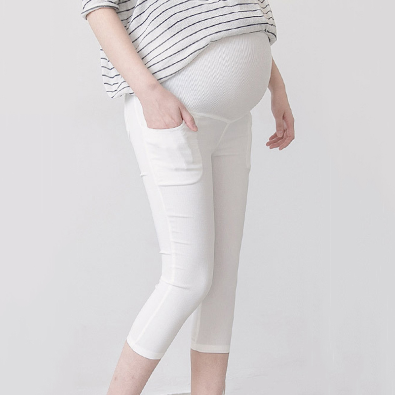 

Cozy Solid Maternity Crop Leggings