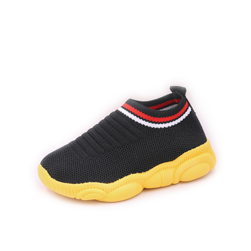 

Toddler / Kids Breathable Kintted Striped Sneakers
