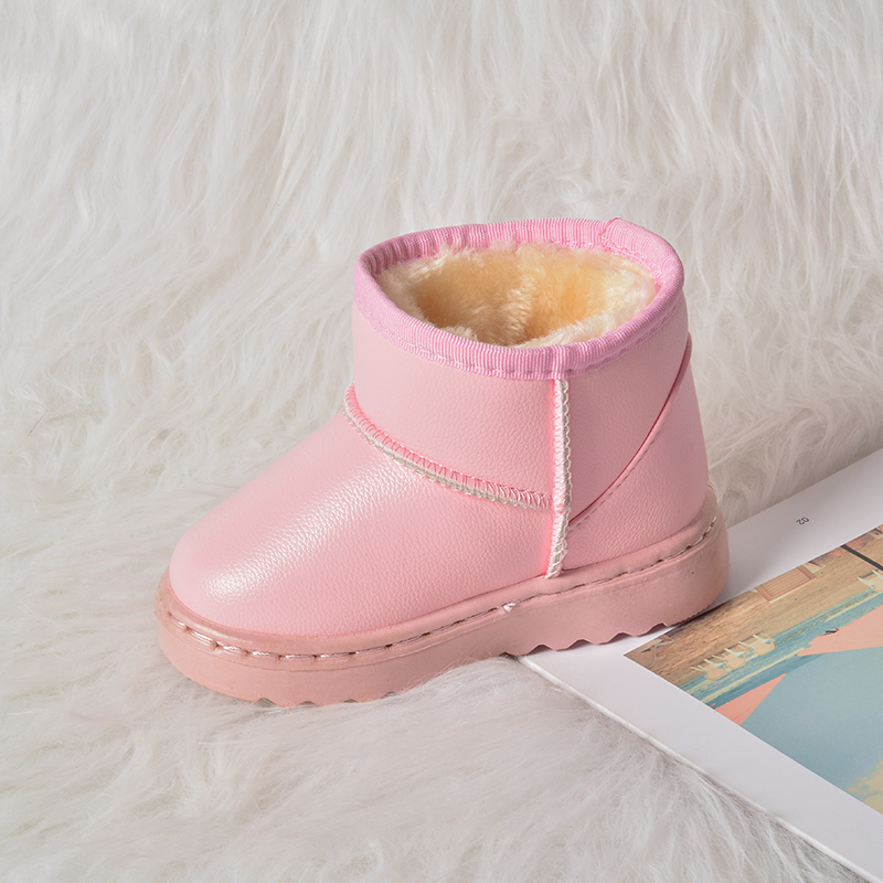 

Toddler / Kid Solid Fleece-lining Casual Thermal Snow Boots