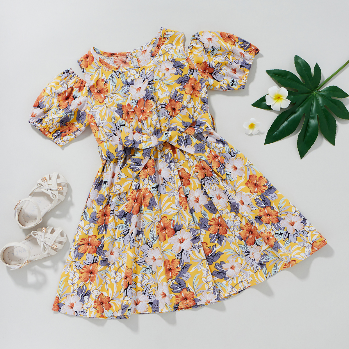 

Toddler Girl Floral Print Dress