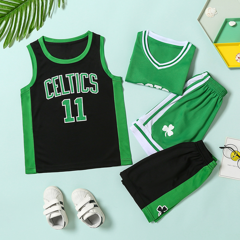 

Fashionable Kid Boy 2-piece Sleeveless Letter Number Print Shorts Suits