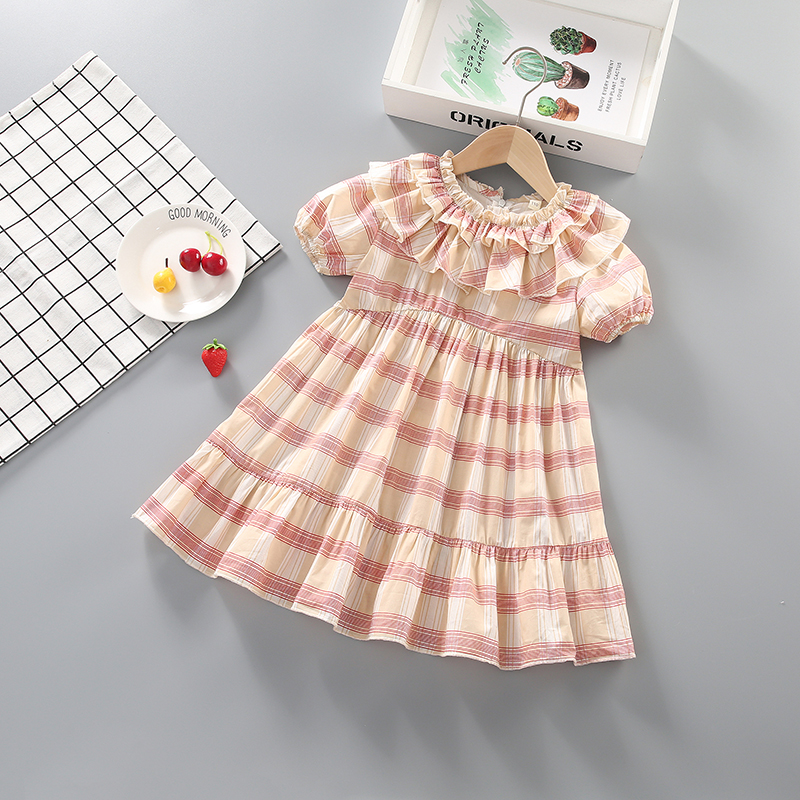 

1pc Kid Girl Sweet Stripe Princess skirt Dress