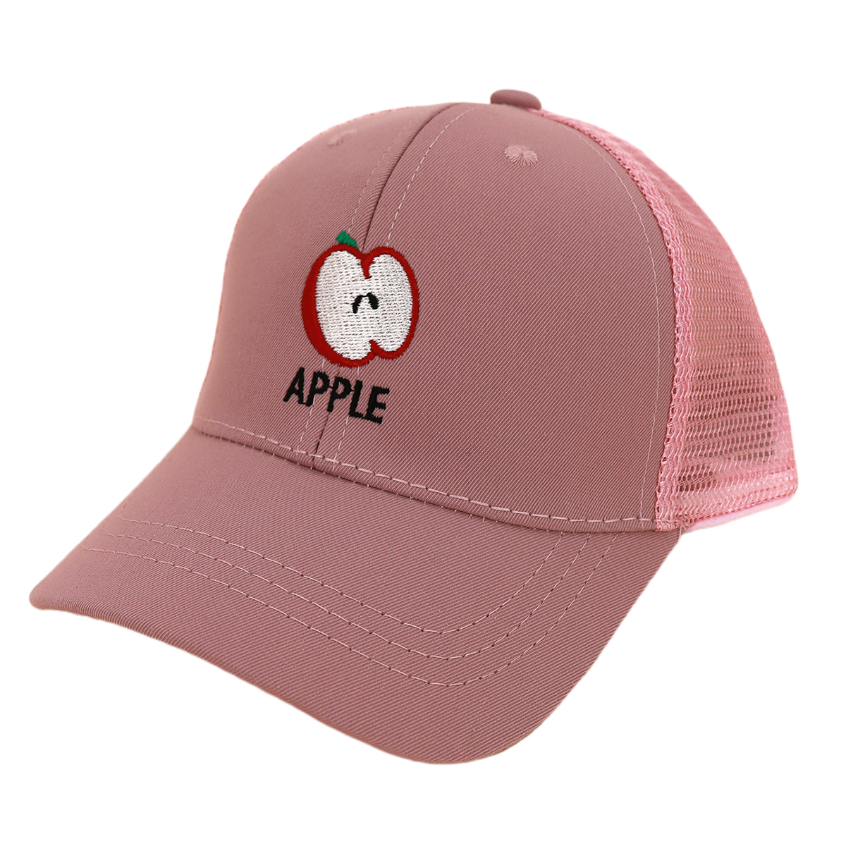 

Toddler / Kid Apple Embroidered Mesh Cap