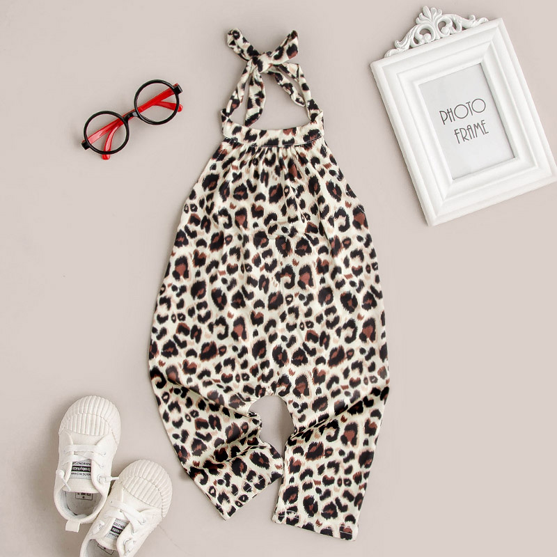 

Baby Colorful Leopard Print Jumpsuit