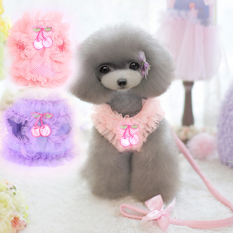 

Pet Clothing with Traction Rope Set