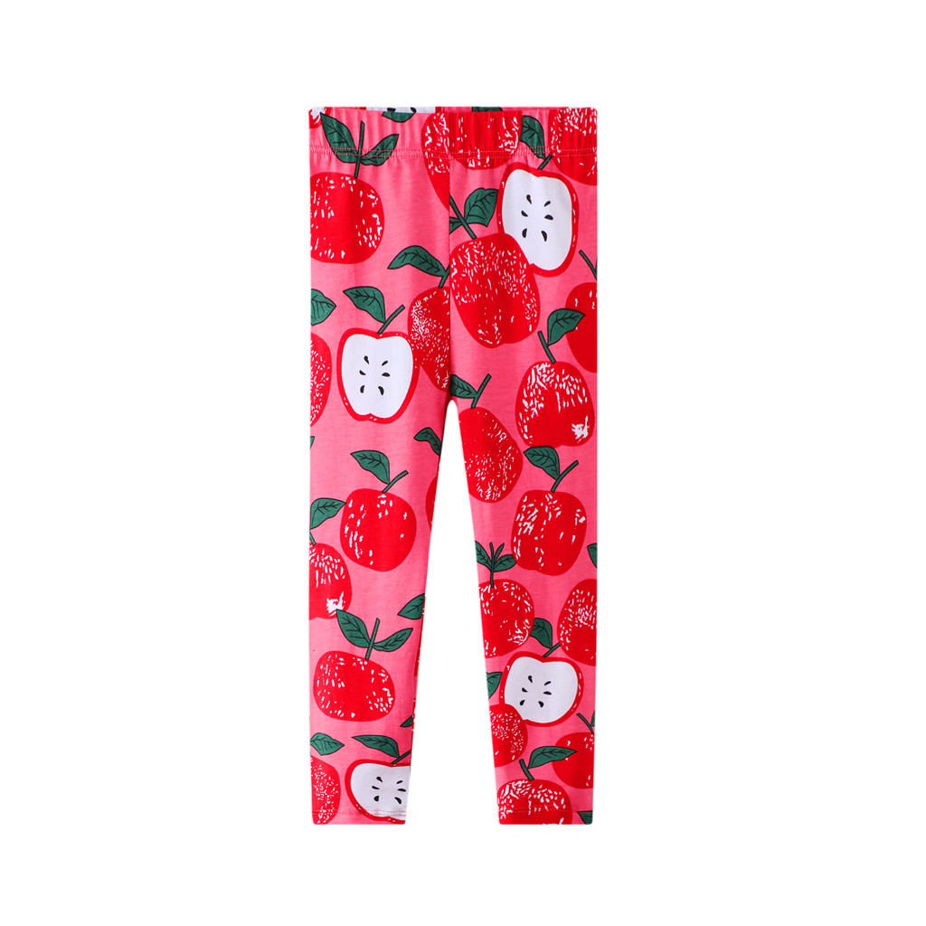 

Trendy Girls Apple Allover Print Leggings