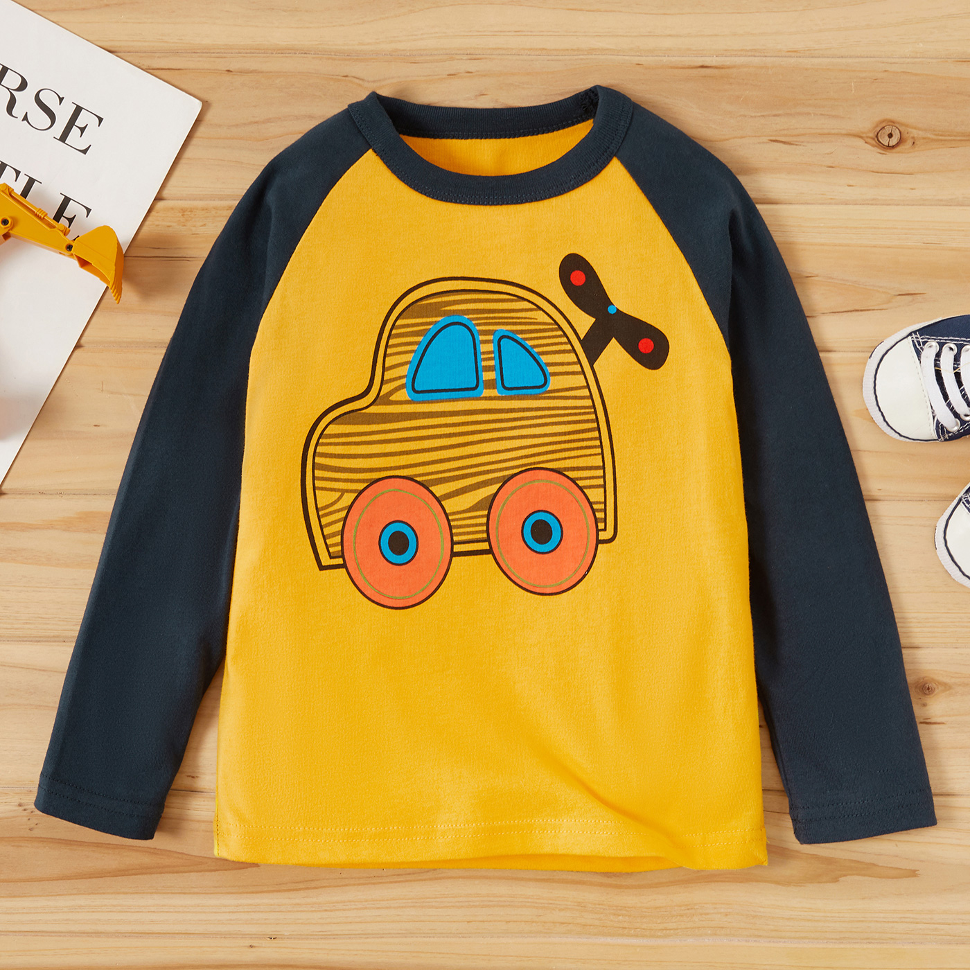 

Baby / Toddler Boy Letter Print Long-sleeve Tee