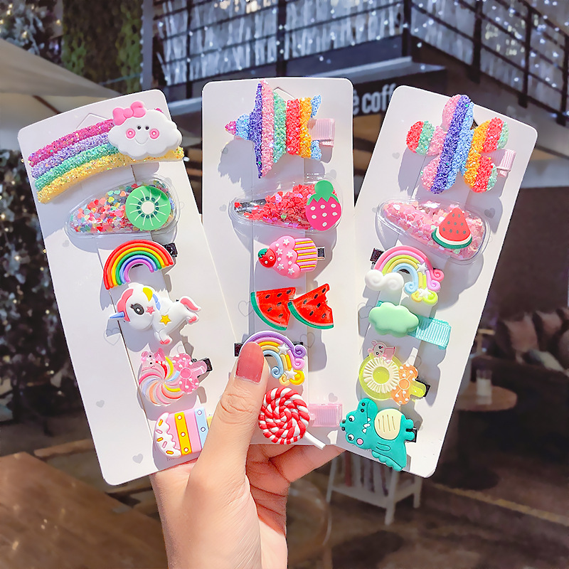 

6-piece Colorful Hairpins for Girls