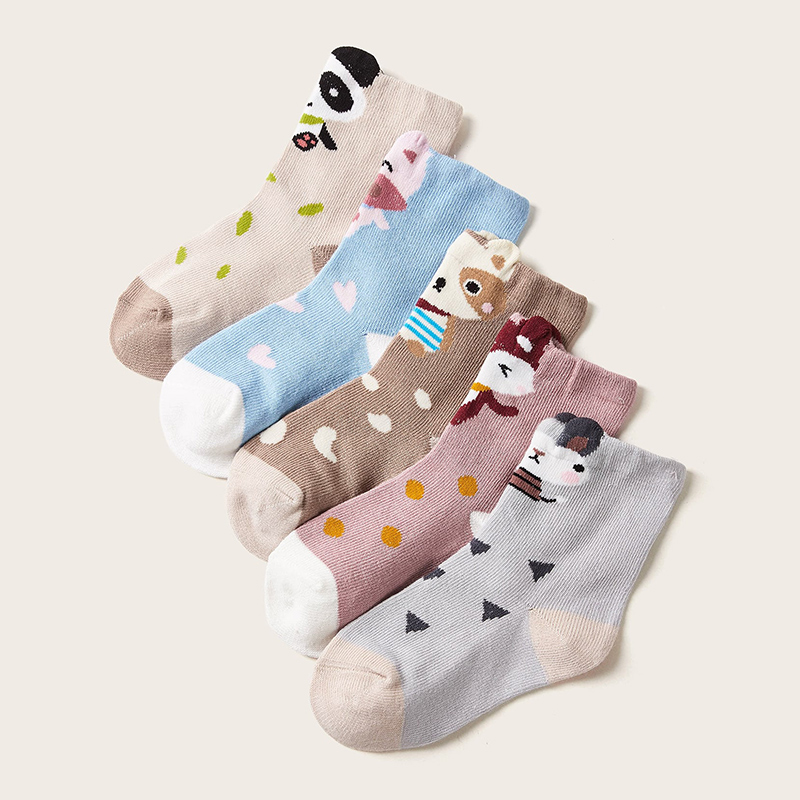 

5-pack Baby / Toddler Animal Knitted Socks