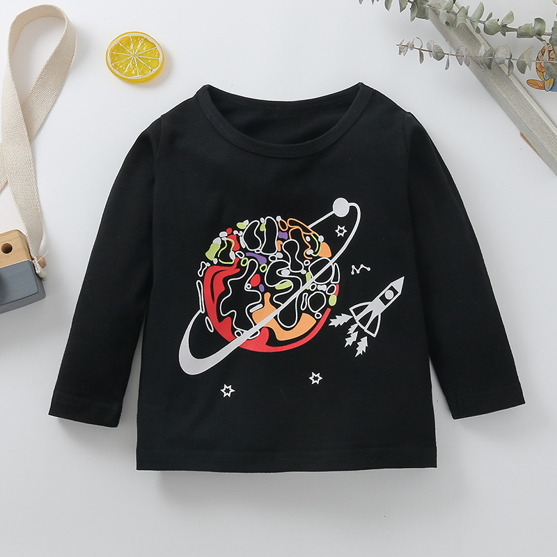 

Baby Unisex casual Tee Cotton Fashion Long Sleeve Infant Clothing Outfits