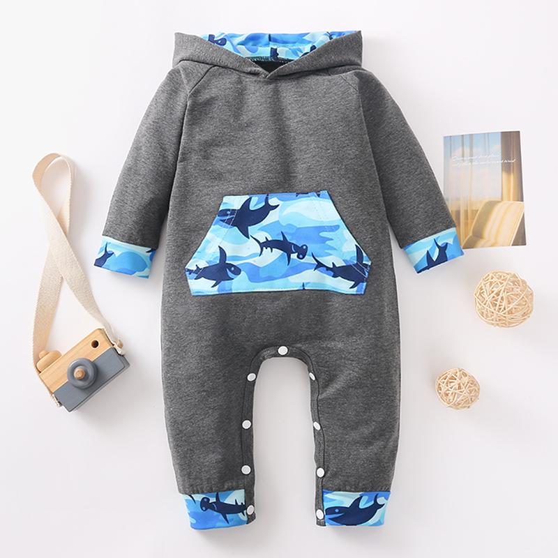 

Baby Shark Splice Hooded Jumpsuit
