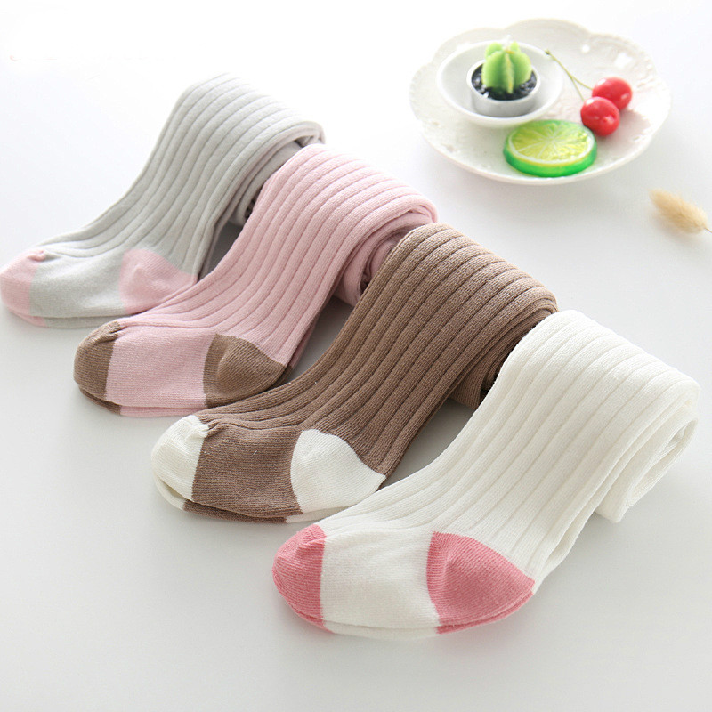

Baby / Toddler Solid Colorblock Tights