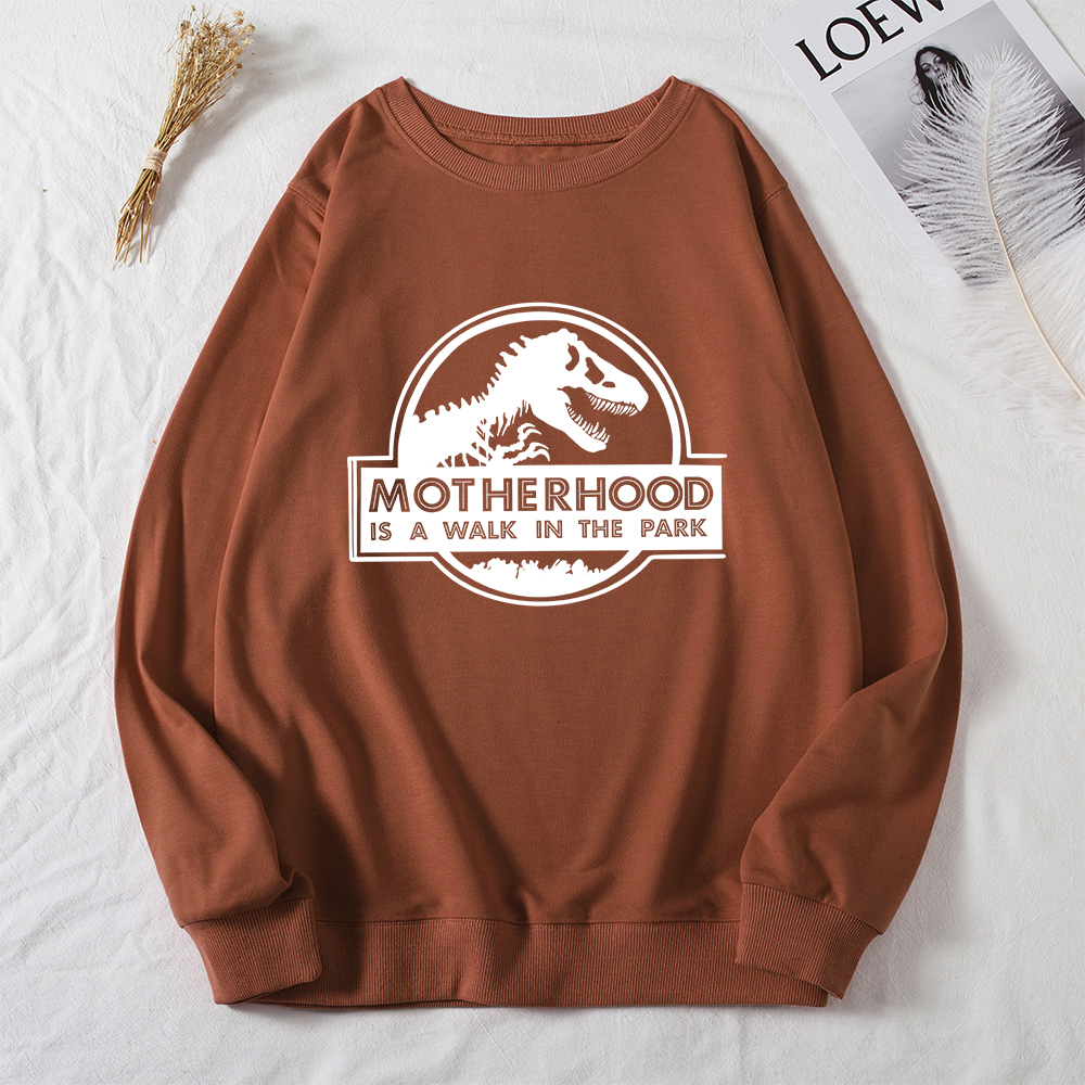 

Round collar Litooffset print long sleeve normal Pullover