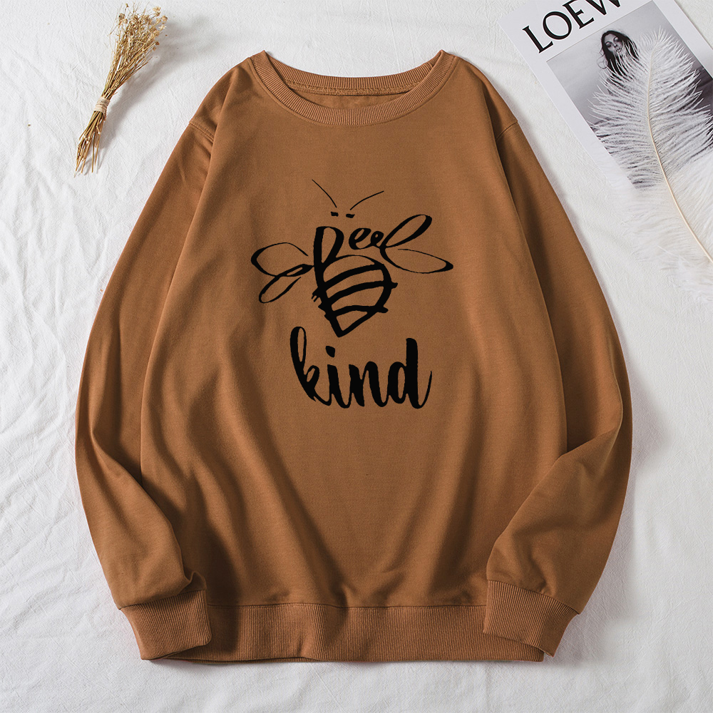 

Round collar Litooffset print long sleeve normal Pullover