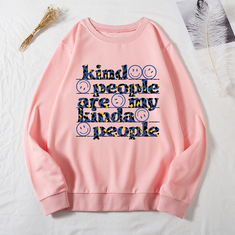 

Casual Leopard Letter Print Round collar long sleeve normal Hoodie