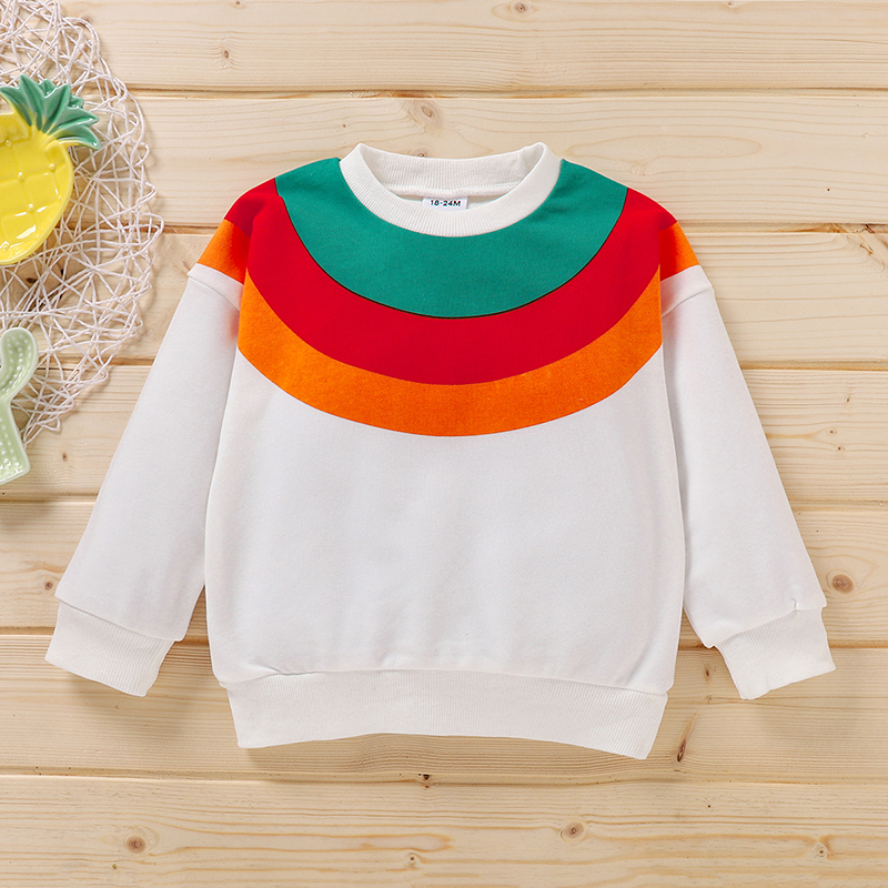 

Baby / Toddler Rainbow Long-sleeve Pullover
