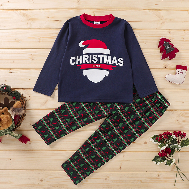 

2pcs Baby Boy Party Santa Claus Baby's Sets Christmas Long-sleeve Infant Clothing Outfits