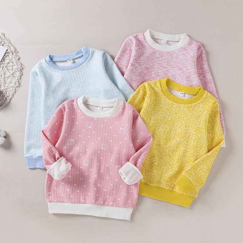 

Baby / Toddler Multi Color Fleece Long-sleeve Pullover