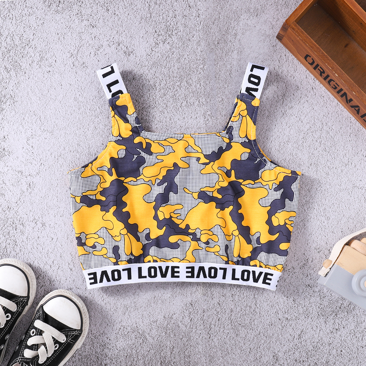 

Baby / Toddler Letter Print Camisole