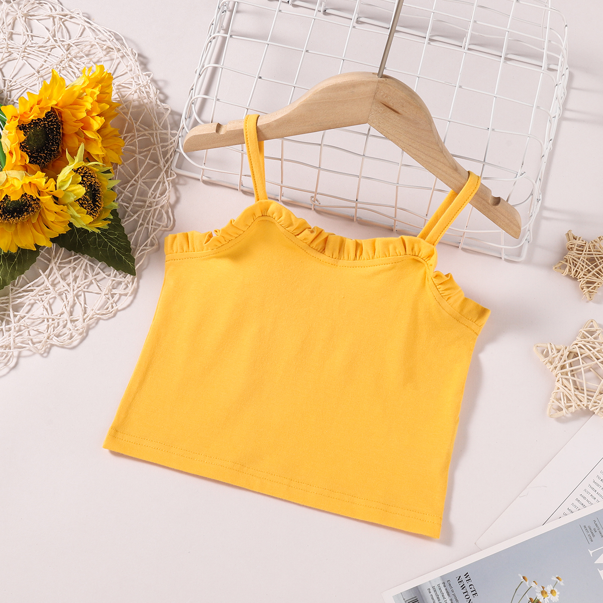 

Baby / Toddler Girl Casual Solid Camisole